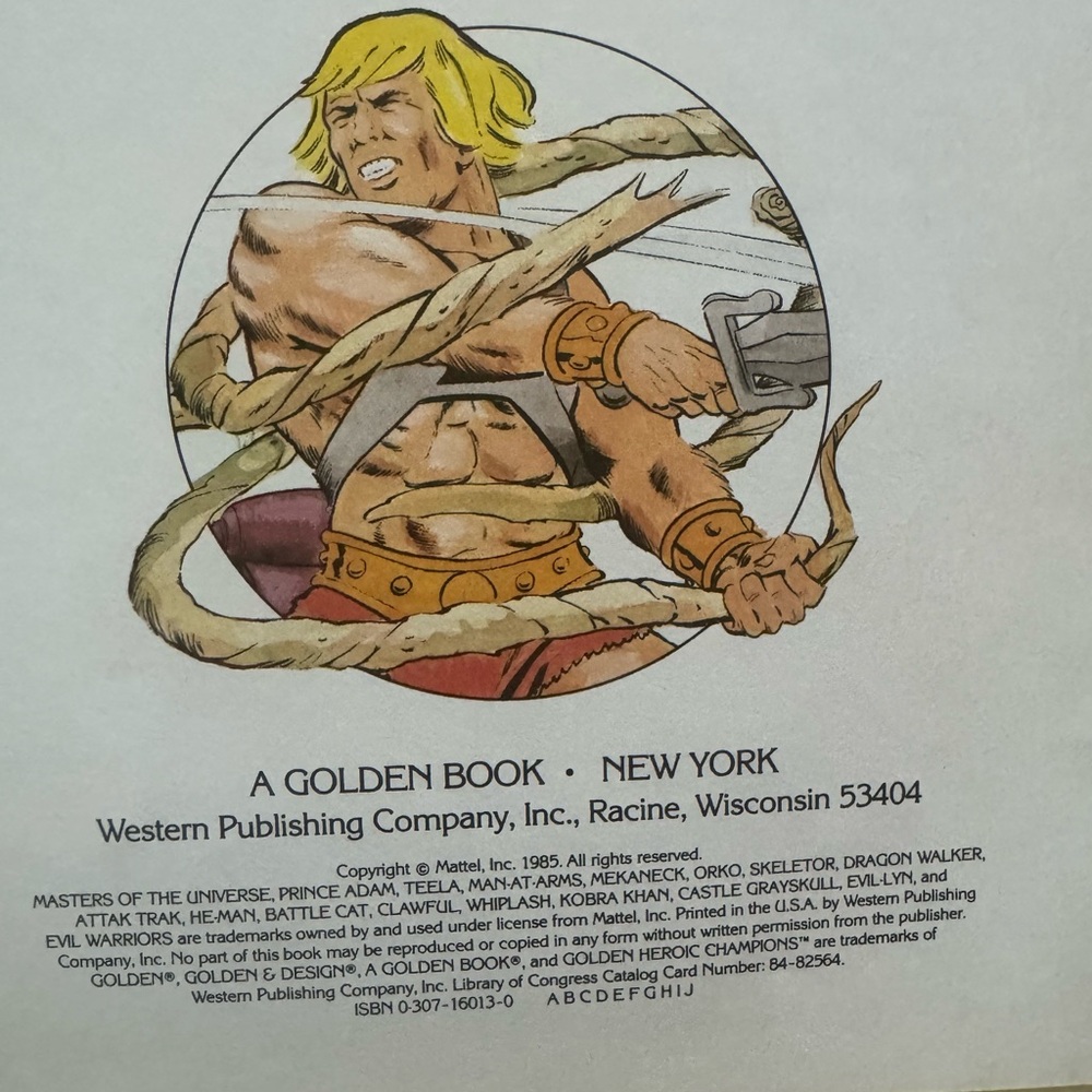 2/$20 Vintage He Man Masters of The Universe Maze Of Doom Golden Book - Picture 4 of 6